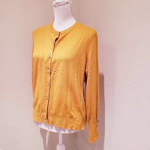 Calligraphie Cardigan Sunflower Yellow Large